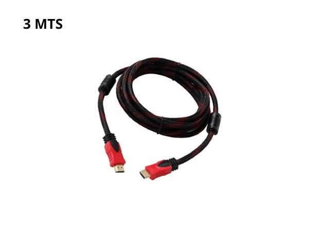 &u+ CABLE HDMI 3 MTS MALLADO CON FILTRO